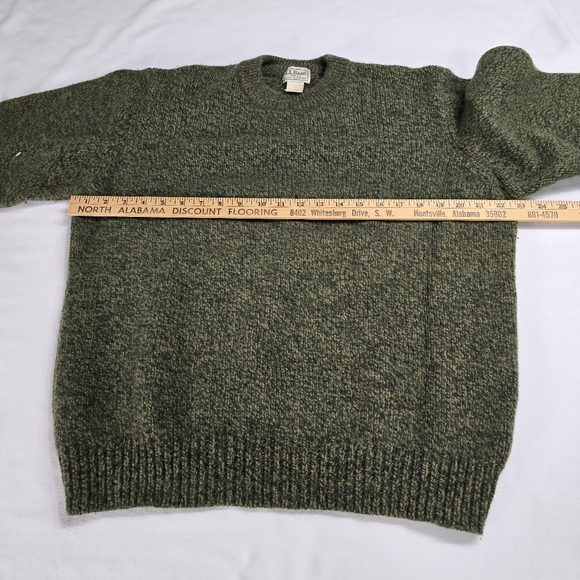 Vintage L.L. Bean Lambs Wool Grandpa Slouchy Sweater XL - Picture 3 of 5